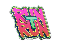 Sticker Run T, Run - Preço e onde comprar no CS2