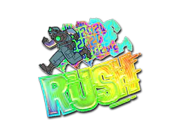 Sticker Rush 4x20 (Holo) - Preço e onde comprar no CS2