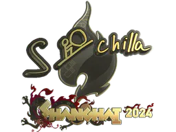 Sticker s-chilla (Gold) | Shanghai 2024 - Preço e onde comprar no CS2