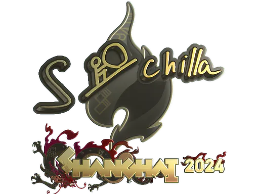 Sticker s-chilla (Gold) | Shanghai 2024 - Preço e onde comprar no CS2