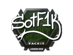 Sticker S0tF1k | London 2018 - Preço e onde comprar no CS2