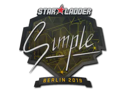 Sticker s1mple | Berlin 2019 - Preço e onde comprar no CS2