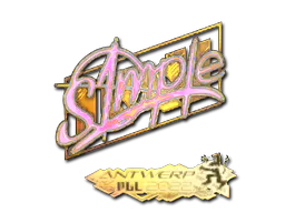 Sticker s1mple (Holo) | Antwerp 2022 - Preço e onde comprar no CS2