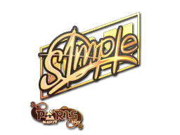 Sticker s1mple (Holo) | Paris 2023 - Preço e onde comprar no CS2