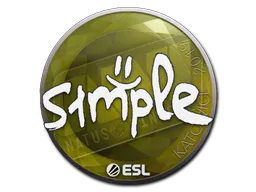 Sticker s1mple | Katowice 2019 - Preço e onde comprar no CS2