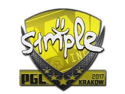 Sticker s1mple | Krakow 2017 - Preço e onde comprar no CS2