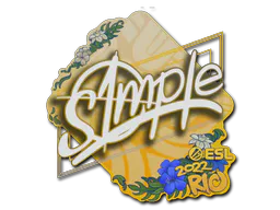 Sticker s1mple | Rio 2022 - Preço e onde comprar no CS2