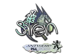 Sticker S1ren (Holo) | Antwerp 2022 - Preço e onde comprar no CS2
