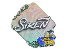 Sticker S1ren | Rio 2022 - Preço e onde comprar no CS2