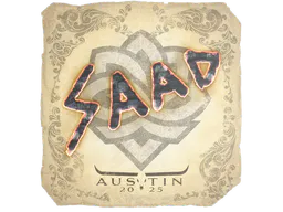 Sticker saadzin | Austin 2025 - Preço e onde comprar no CS2