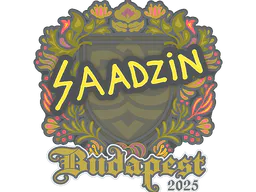 Sticker saadzin | Budapest 2025 - Preço e onde comprar no CS2