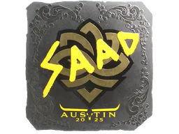 Sticker saadzin (Foil) | Austin 2025 - Preço e onde comprar no CS2
