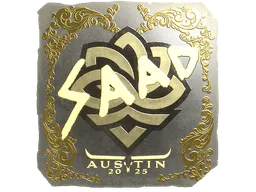 Sticker saadzin (Gold) | Austin 2025 - Preço e onde comprar no CS2