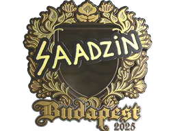 Sticker saadzin (Gold) | Budapest 2025 - Preço e onde comprar no CS2