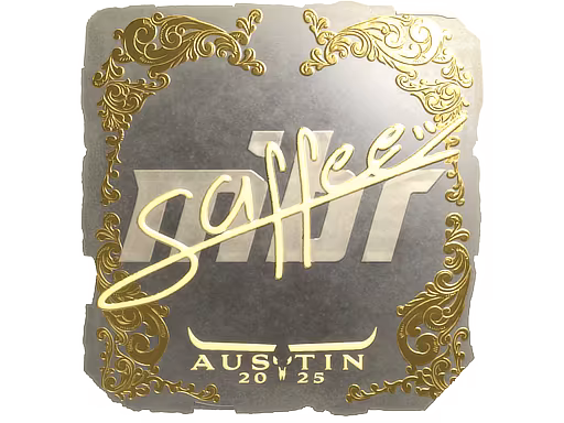 Sticker saffee (Gold) | Austin 2025 - Preço e onde comprar no CS2