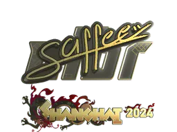 Sticker saffee (Gold) | Shanghai 2024 - Preço e onde comprar no CS2