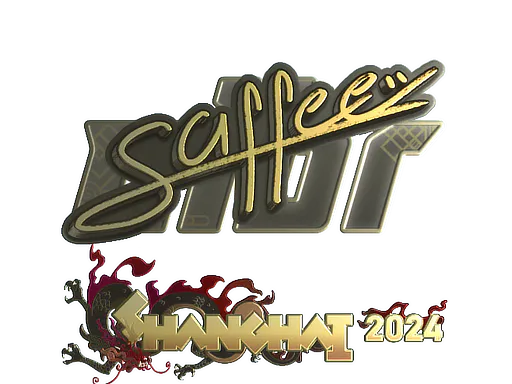 Sticker saffee (Gold) | Shanghai 2024 - Preço e onde comprar no CS2