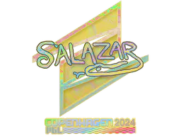 Sticker salazar (Holo) | Copenhagen 2024 - Preço e onde comprar no CS2