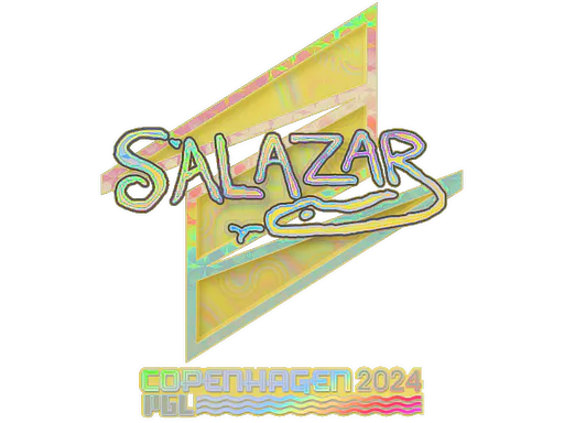 Sticker salazar (Holo) | Copenhagen 2024 - Preço e onde comprar no CS2