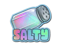Sticker Salty (Holo) - Preço e onde comprar no CS2
