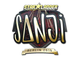 Sticker SANJI (Gold) | Berlin 2019 - Preço e onde comprar no CS2