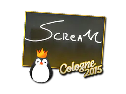 Sticker ScreaM | Cologne 2015 - Preço e onde comprar no CS2