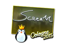 Sticker ScreaM (Foil) | Cologne 2015 - Preço e onde comprar no CS2