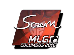 Sticker ScreaM (Foil) | MLG Columbus 2016 - Preço e onde comprar no CS2