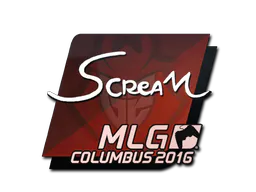 Sticker ScreaM | MLG Columbus 2016 - Preço e onde comprar no CS2
