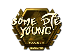Sticker sdy (Gold) | London 2018 - Preço e onde comprar no CS2
