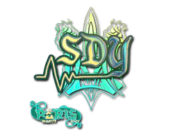 Sticker sdy (Holo) | Paris 2023 - Preço e onde comprar no CS2
