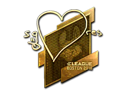 Sticker seang@res (Gold) | Boston 2018 - Preço e onde comprar no CS2