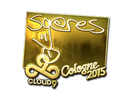 Sticker seang@res (Gold) | Cologne 2015 - Preço e onde comprar no CS2
