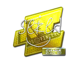 Sticker seized (Foil) | Atlanta 2017 - Preço e onde comprar no CS2