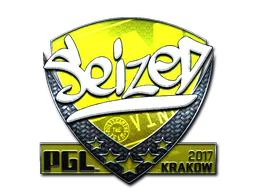 Sticker seized (Foil) | Krakow 2017 - Preço e onde comprar no CS2