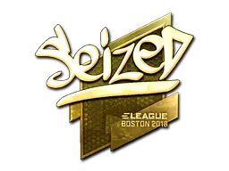 Sticker seized (Gold) | Boston 2018 - Preço e onde comprar no CS2