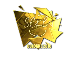 Sticker seized (Gold) | Cologne 2016 - Preço e onde comprar no CS2