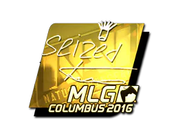 Sticker seized (Gold) | MLG Columbus 2016 - Preço e onde comprar no CS2