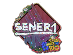Sticker SENER1 (Glitter) | Rio 2022 - Preço e onde comprar no CS2