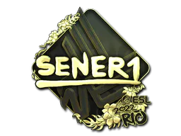 Sticker SENER1 (Gold) | Rio 2022 - Preço e onde comprar no CS2