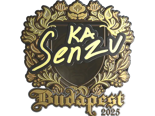 Sticker Senzu (Gold) | Budapest 2025 - Preço e onde comprar no CS2
