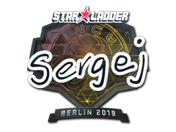 Sticker sergej (Foil) | Berlin 2019 - Preço e onde comprar no CS2