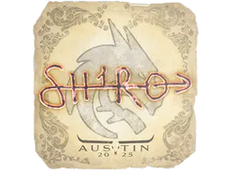 Sticker sh1ro | Austin 2025 - Preço e onde comprar no CS2