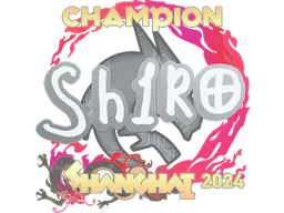 Sticker sh1ro (Champion) | Shanghai 2024 - Preço e onde comprar no CS2