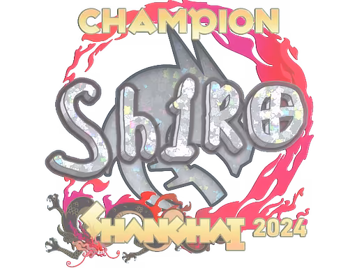 Sticker sh1ro (Glitter, Champion) | Shanghai 2024 - Preço e onde comprar no CS2