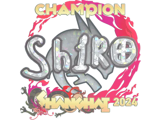 Sticker sh1ro (Glitter, Champion) | Shanghai 2024 - Preço e onde comprar no CS2