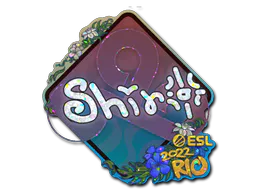 Sticker sh1ro (Glitter) | Rio 2022 - Preço e onde comprar no CS2