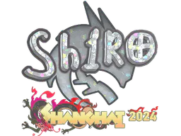 Sticker sh1ro (Glitter) | Shanghai 2024 - Preço e onde comprar no CS2