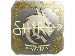 Sticker sh1ro (Gold) | Austin 2025 - Preço e onde comprar no CS2