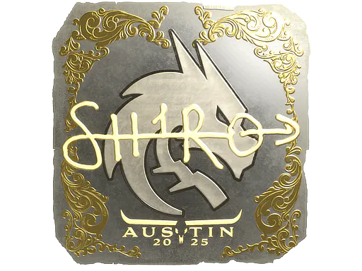Sticker sh1ro (Gold) | Austin 2025 - Preço e onde comprar no CS2